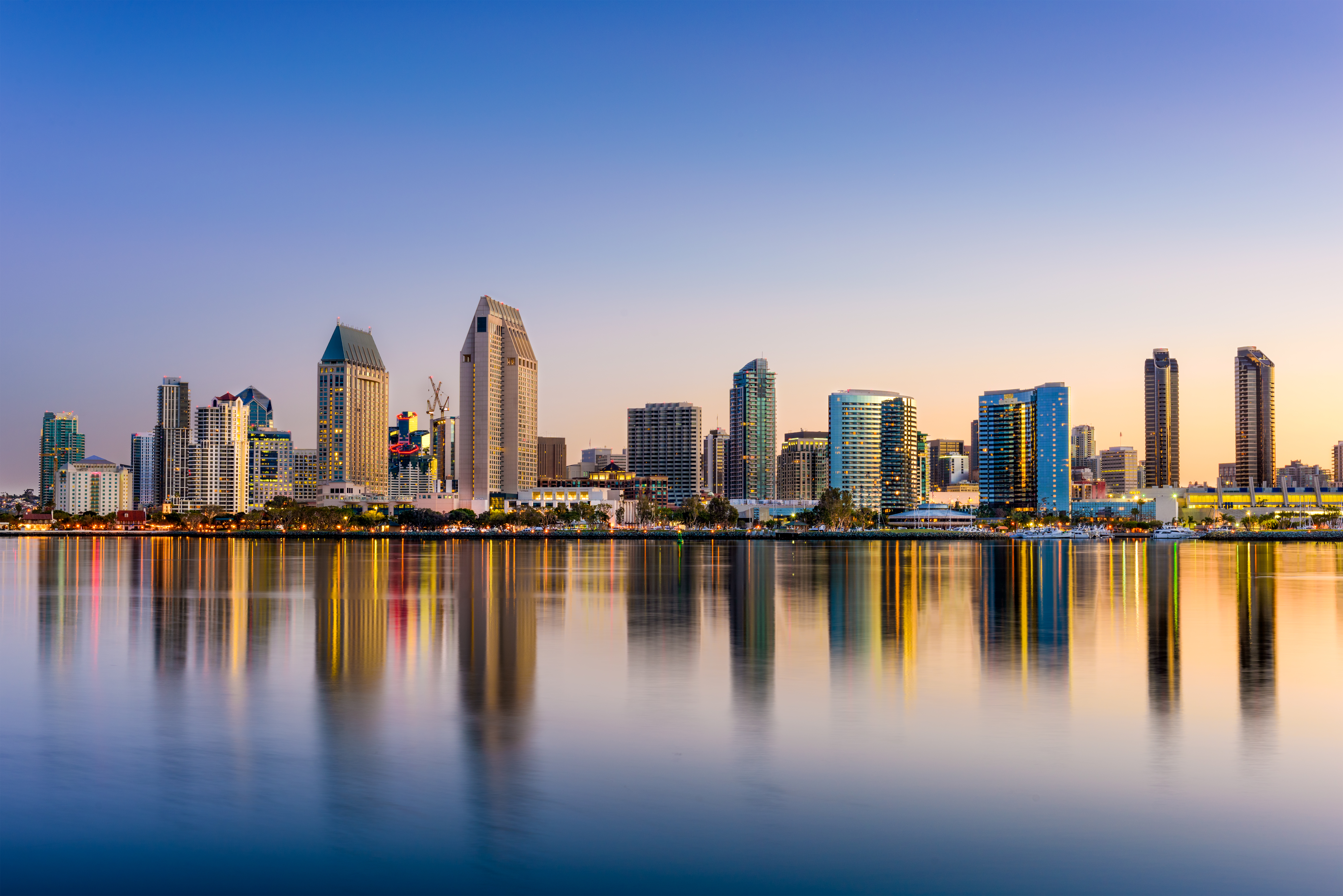 AEC Cares - San Diego Waterfront Skyline